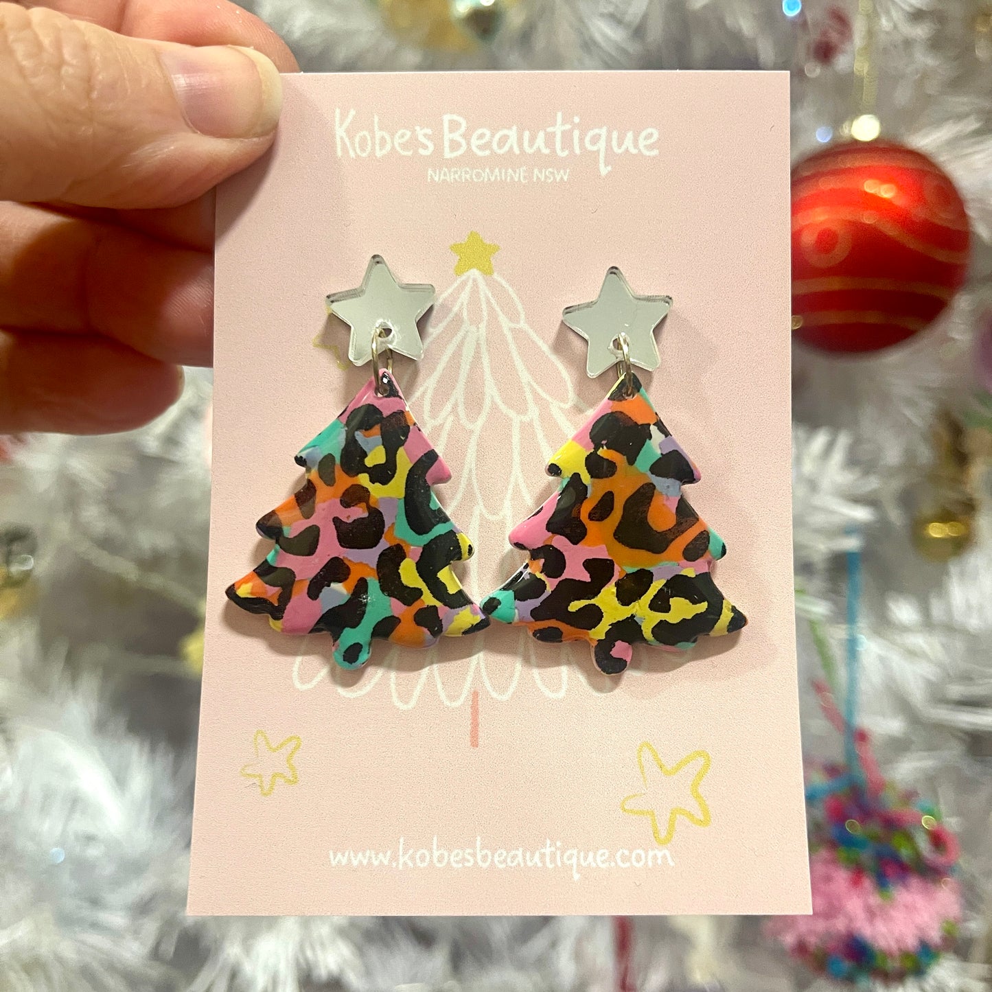 Christmas Tree Dangles - Mixed Colour