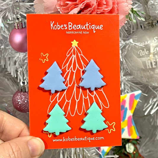 Christmas Tree Studs – 2 Pack