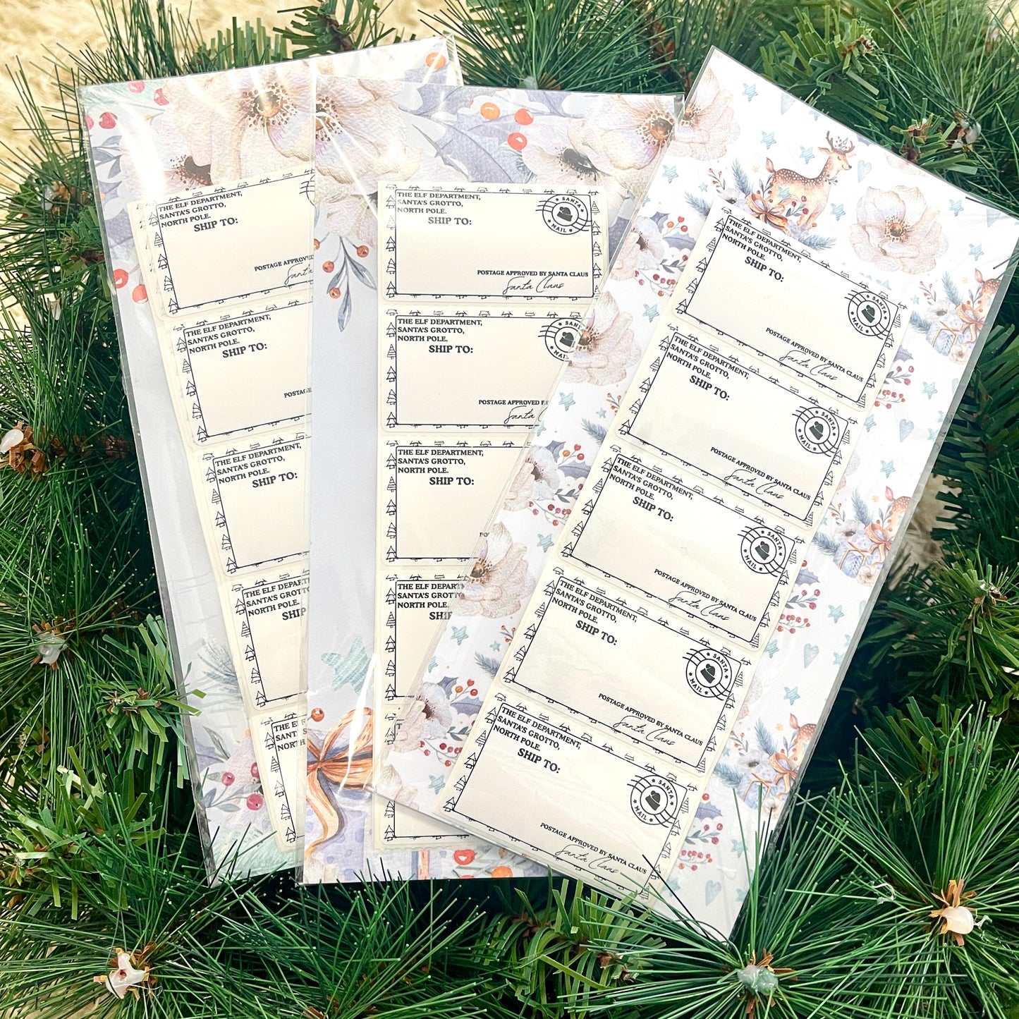 Mini Official North Pole Shipping Labels