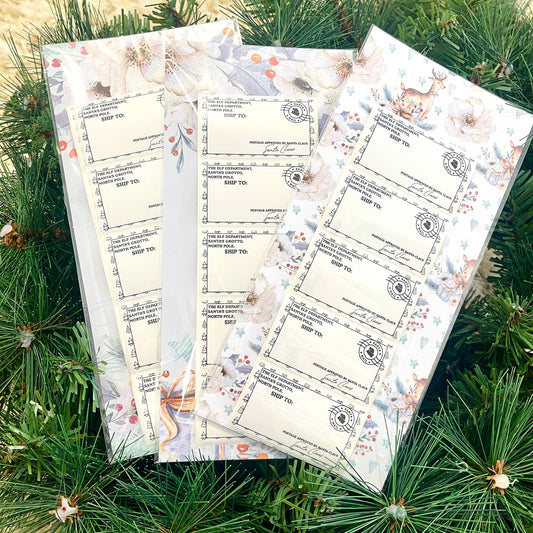 Mini Official North Pole Shipping Labels