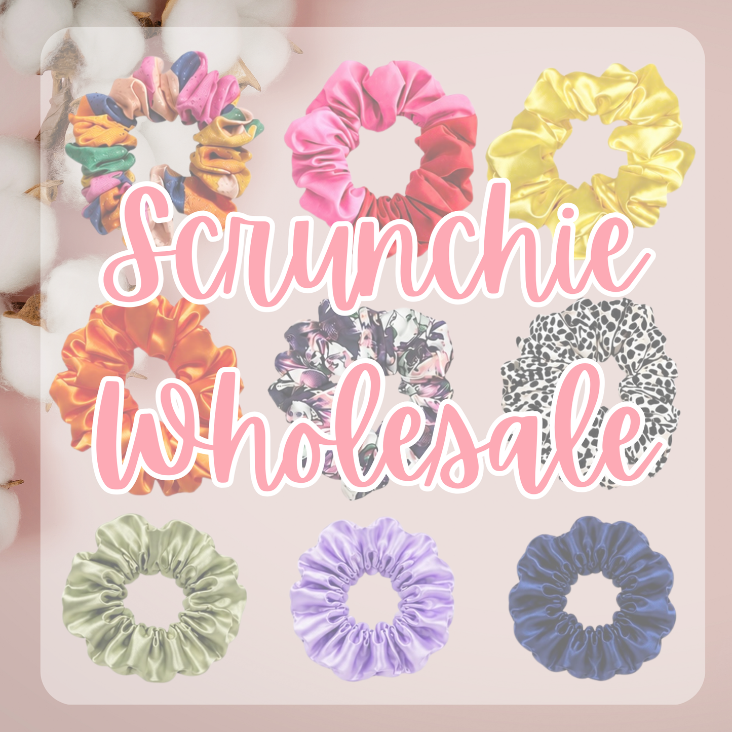 30 Scrunchies - WHOLESALE