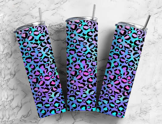 Neon Leopard - Tumbler