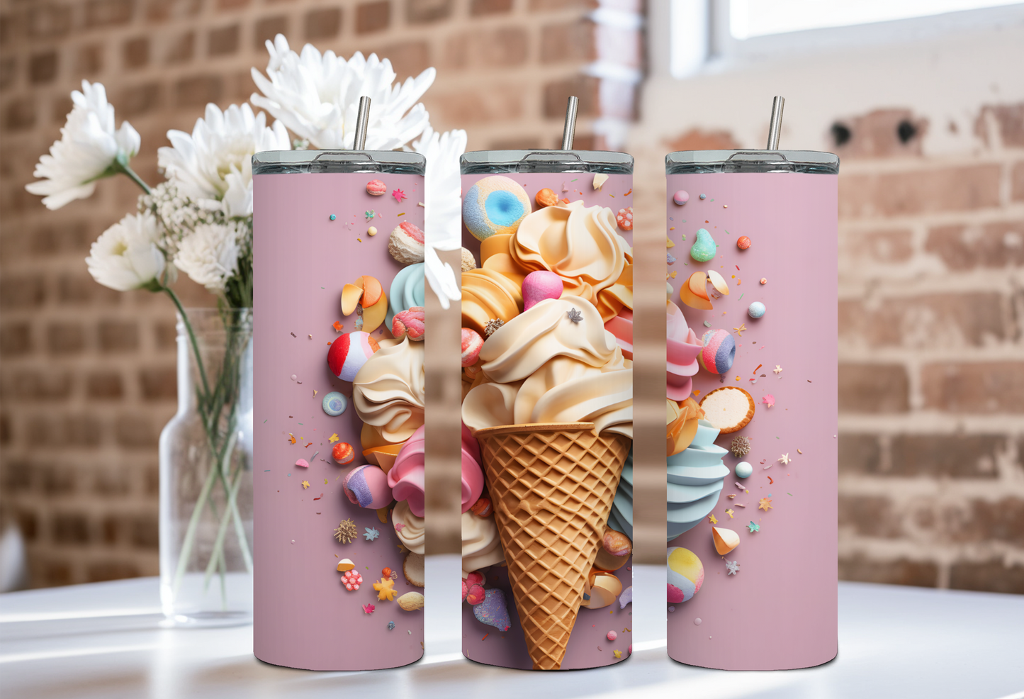 Mrs. Moo, Ice Cream - Tumbler