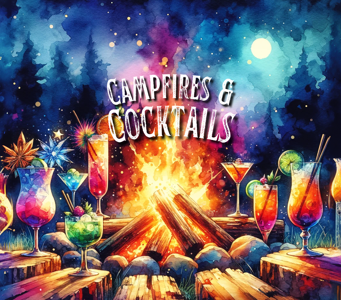 Campfires & Cocktails Tumbler