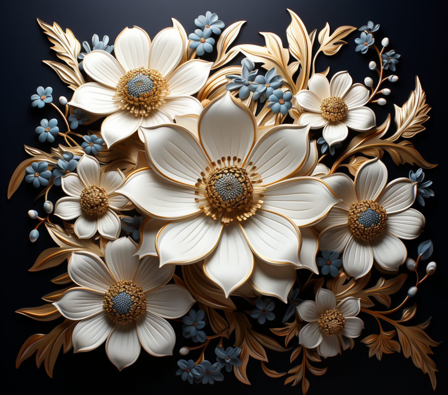 Pearl Flowers Tumbler