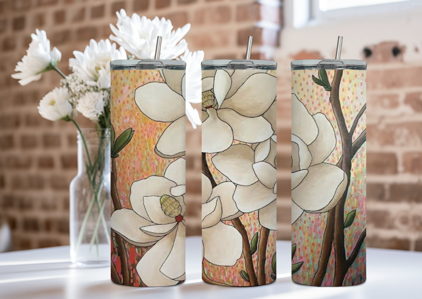 Magnolias - Tumbler