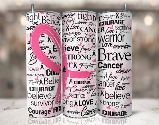 Breast Cancer Awareness Pink - Tumbler