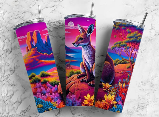 Colourful Kangaroo - Tumbler
