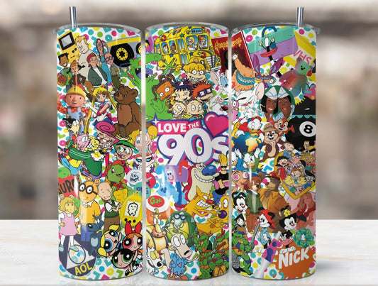 Love the 90s - Tumbler