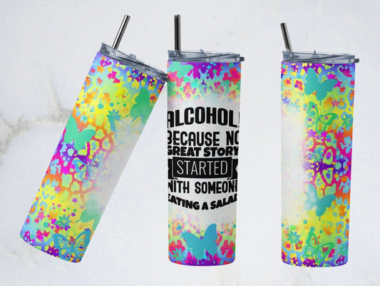 No Great Story Started with Someone Eating a Salad - Tumbler